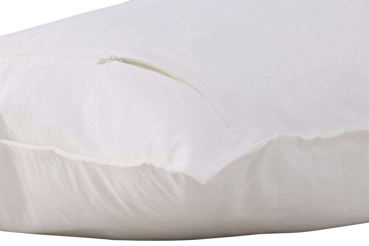 Housse de coussin Hygge - 50x90 cm en Marron, Beige et Blanc en 100% coton