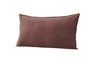 Kissenbezug Hygge - 50x90 cm in Braun, Beige und Weiß aus 100% Baumwolle