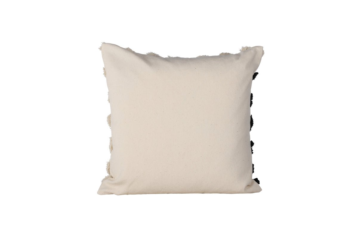 Housse de coussin Zorro - 45x45 cm avec motif blanc et noir