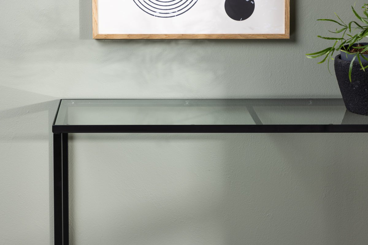 Table d'appoint Chase – avec plateau en verre