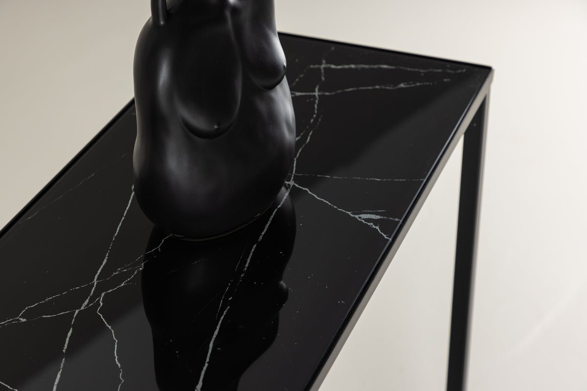 Table d'appoint Chase – avec plateau en verre