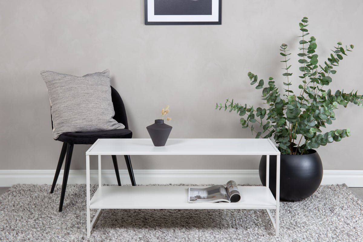 Table basse/table d'appoint Viena – en trois couleurs avec surface de rangement