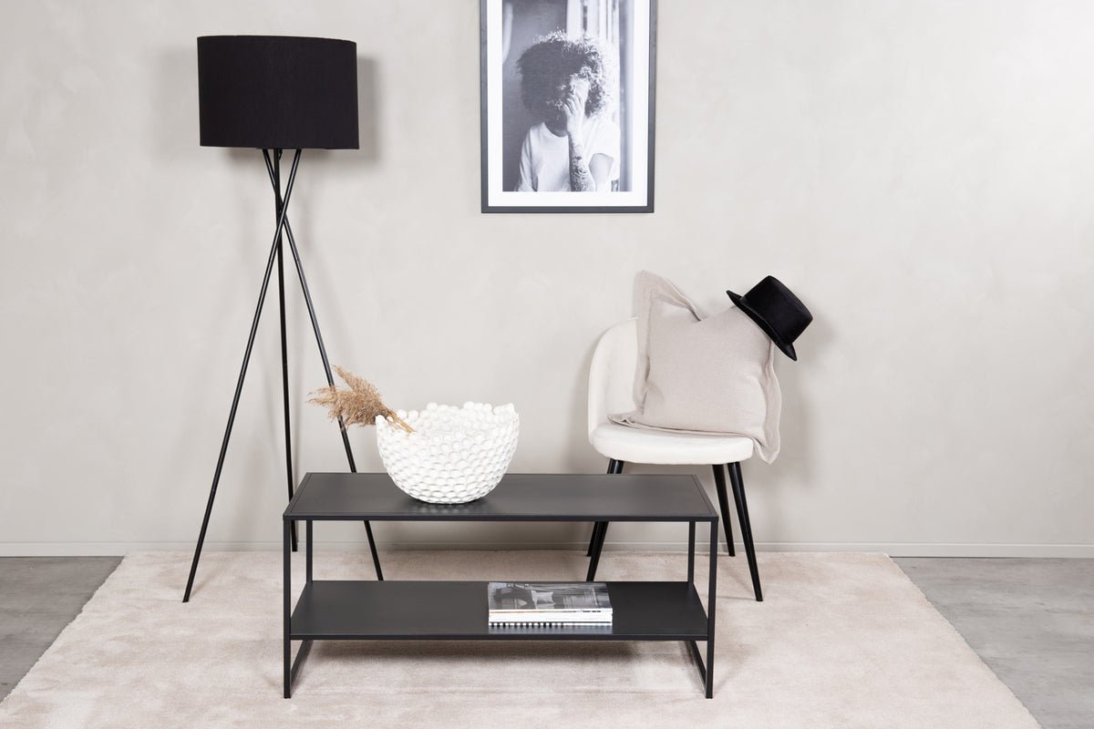 Table basse/table d'appoint Viena – en trois couleurs avec surface de rangement