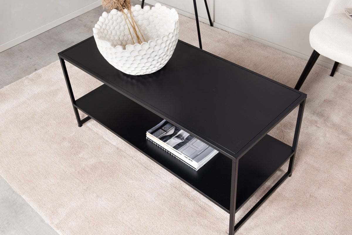 Table basse/table d'appoint Viena – en trois couleurs avec surface de rangement
