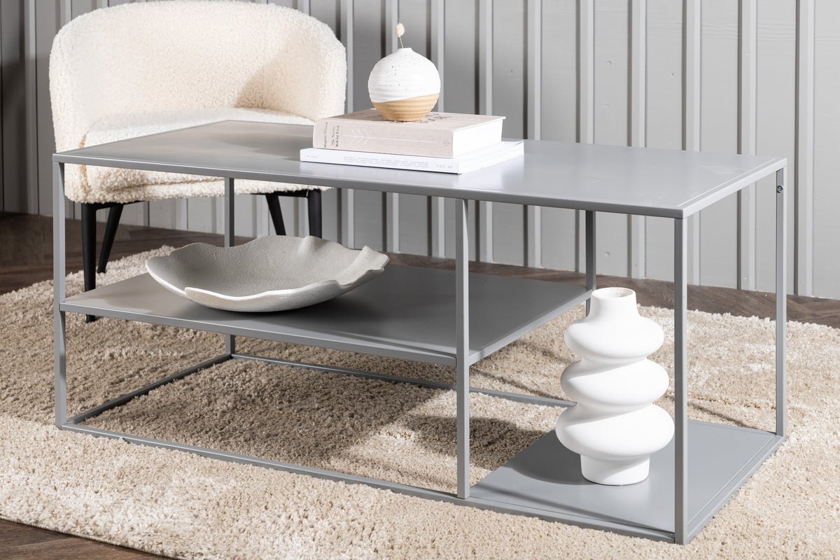 Table basse/table d'appoint Nammos – en quatre couleurs avec trois surfaces de rangement