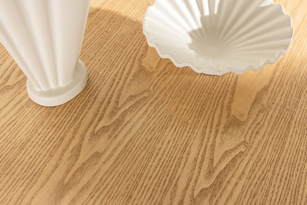 Table à manger Maui - avec plateau ovale aspect bois