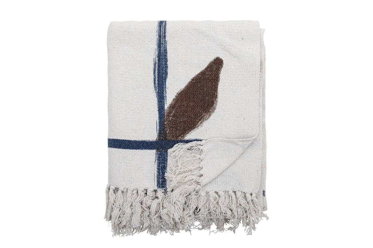 Plaid Sola - Nature, en coton recyclé