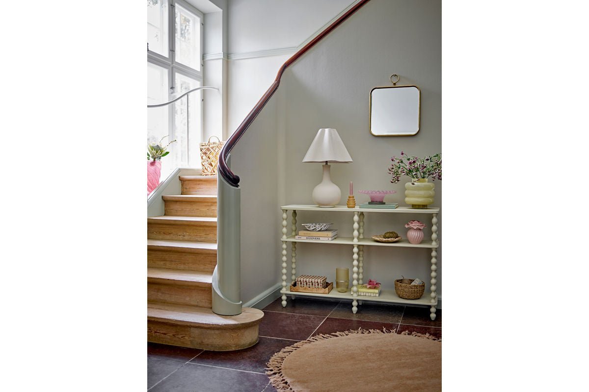 Vase Elara – Verre soufflé bouche en jaune chaud