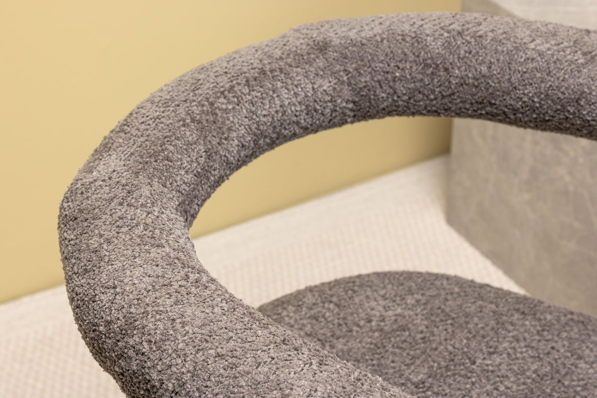 Lot de 2 - Chaise Paje avec revêtement bouclé doux