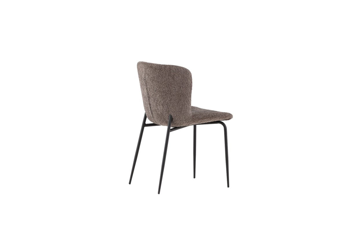 Ensemble de 2 - Chaise Parisienne avec doux Bouclé