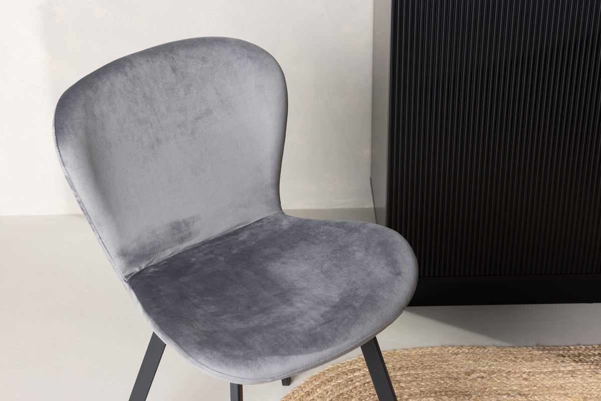 Ensemble de 2 - Chaise Amara avec assise rembourrée