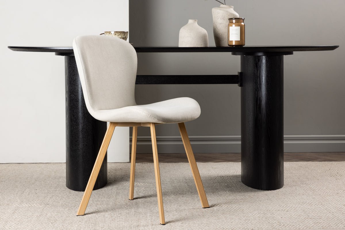 Ensemble de 2 - Chaise Amara avec assise rembourrée