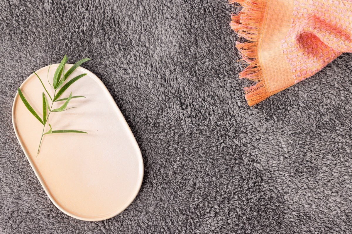 Tapis de bain Penida - en forme ronde en coton doux