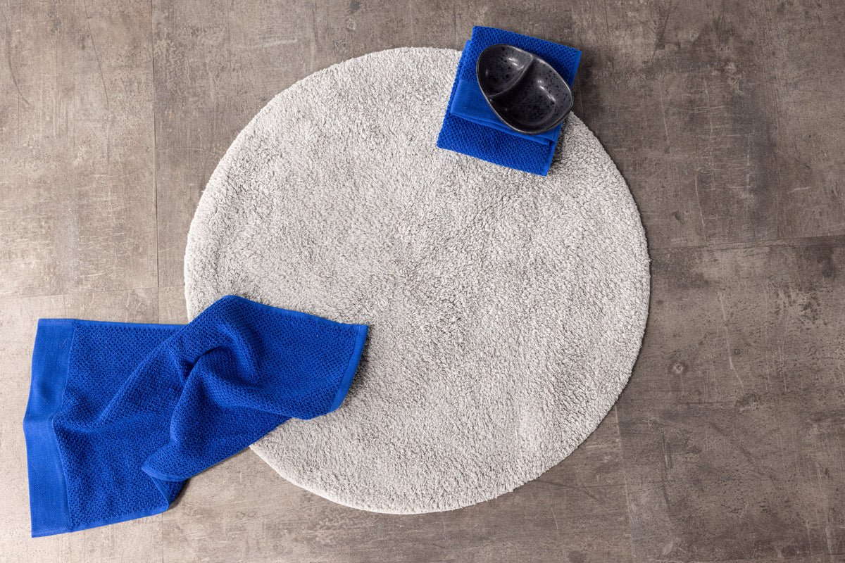 Tapis de bain Penida - en forme ronde en coton doux