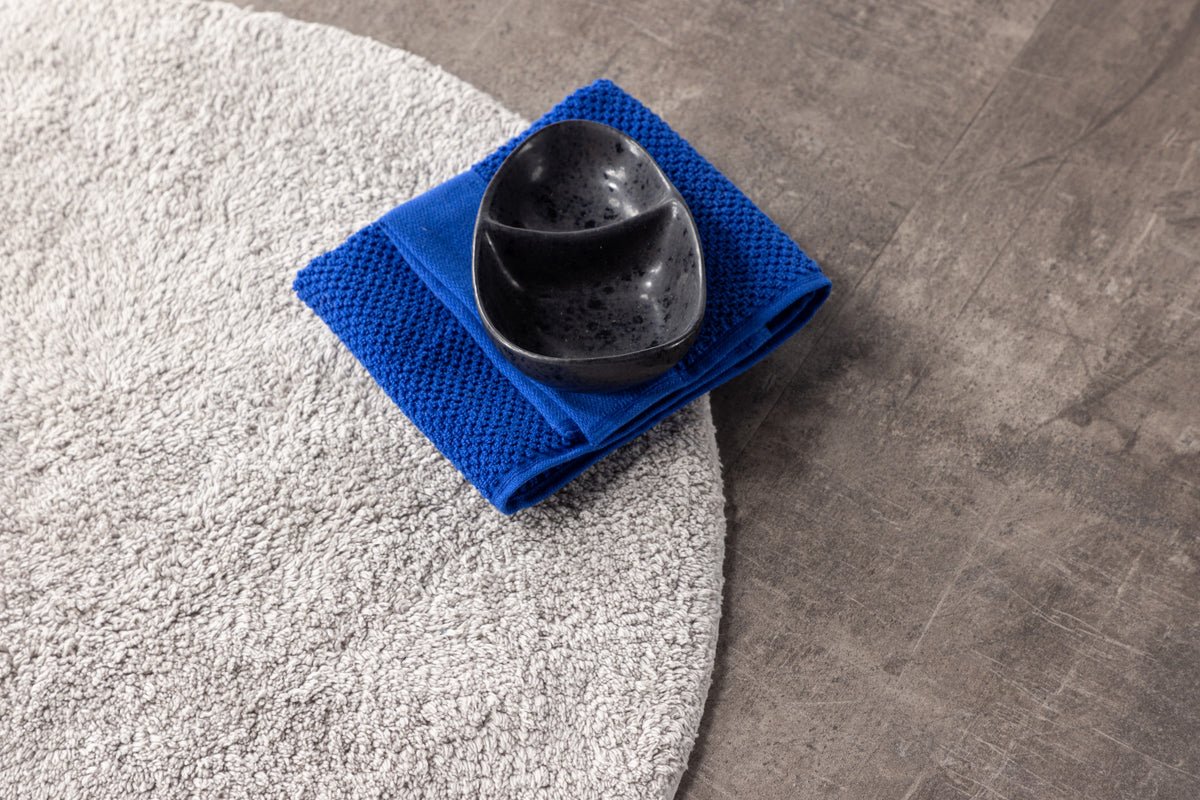Tapis de bain Penida - en forme ronde en coton doux