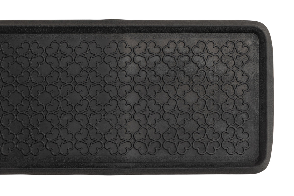 Tapis à chaussures Lora - en Noir en caoutchouc