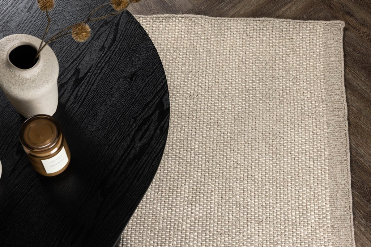 Tapis Aruna – en coton en deux couleurs et tailles