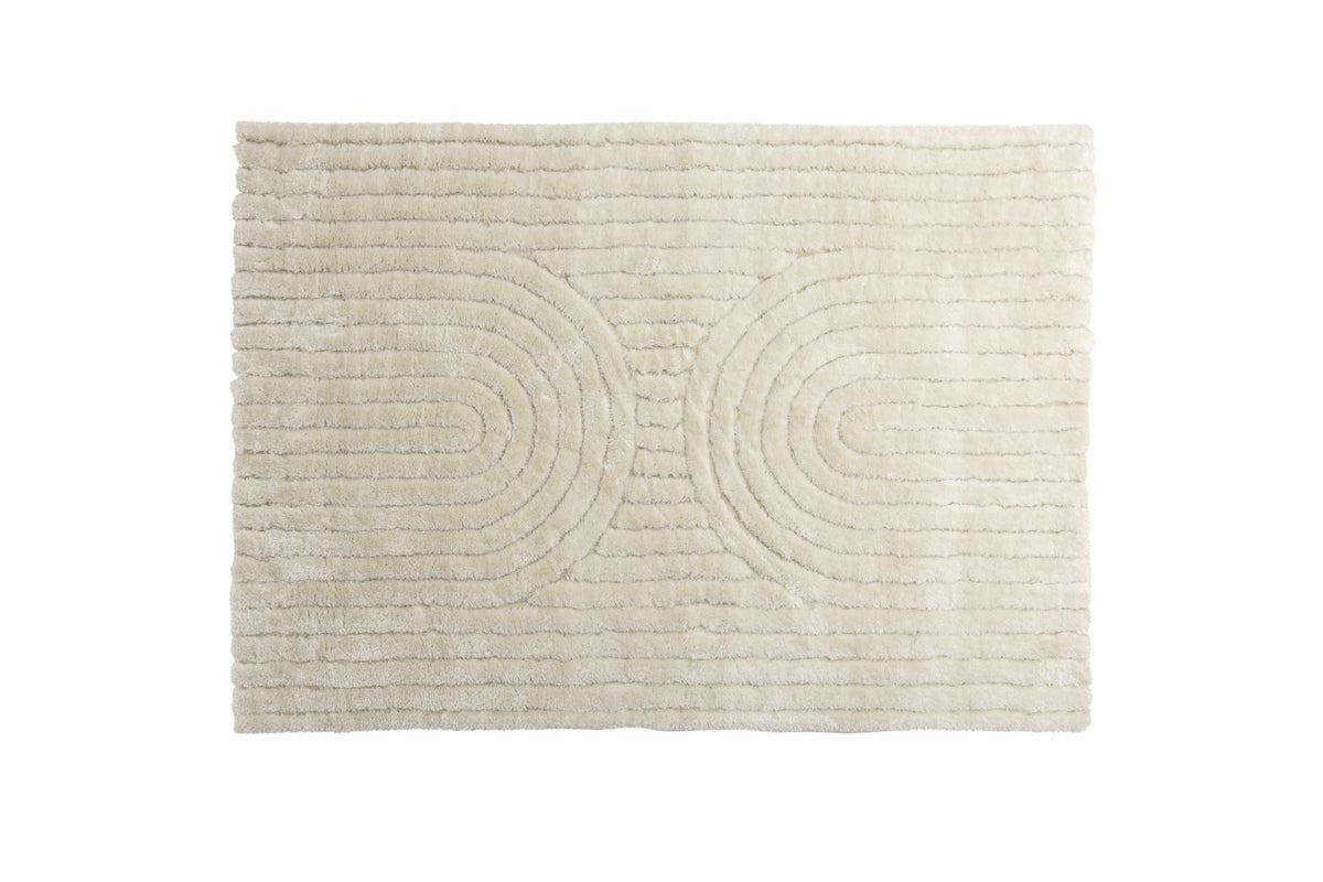 Tapis Elano – pour salon et chambre à coucher en polyester et coton