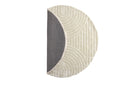 Tapis Paco – avec structure côtelée en polyester et coton
