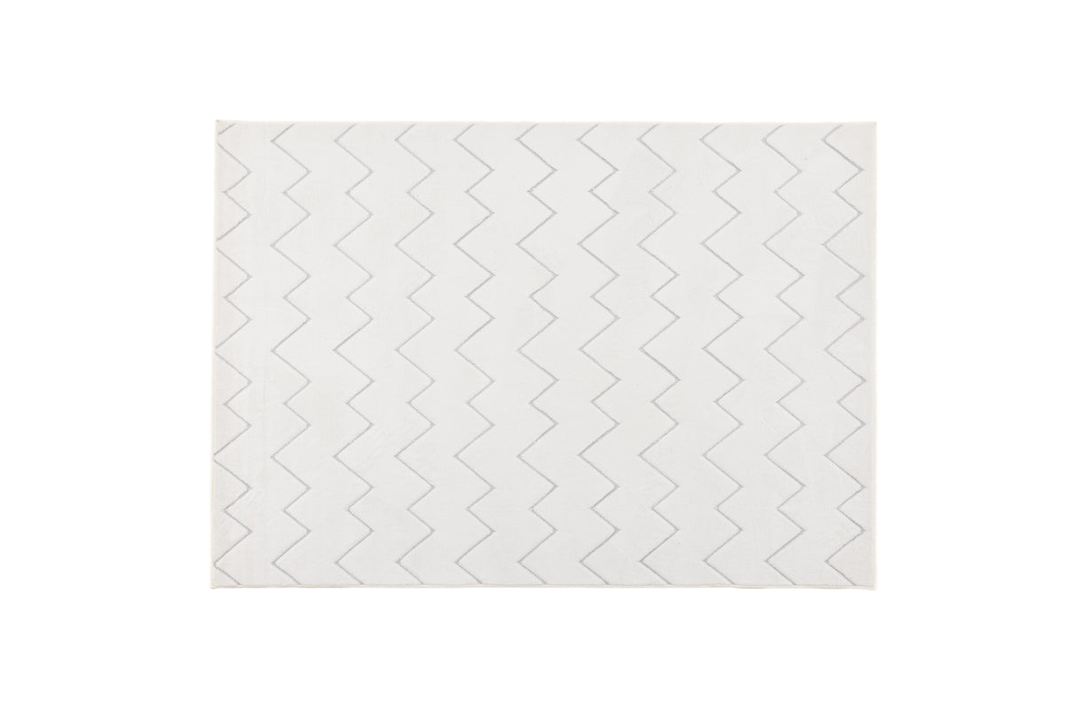 Tapis Lyra – en polyester blanc ou marron