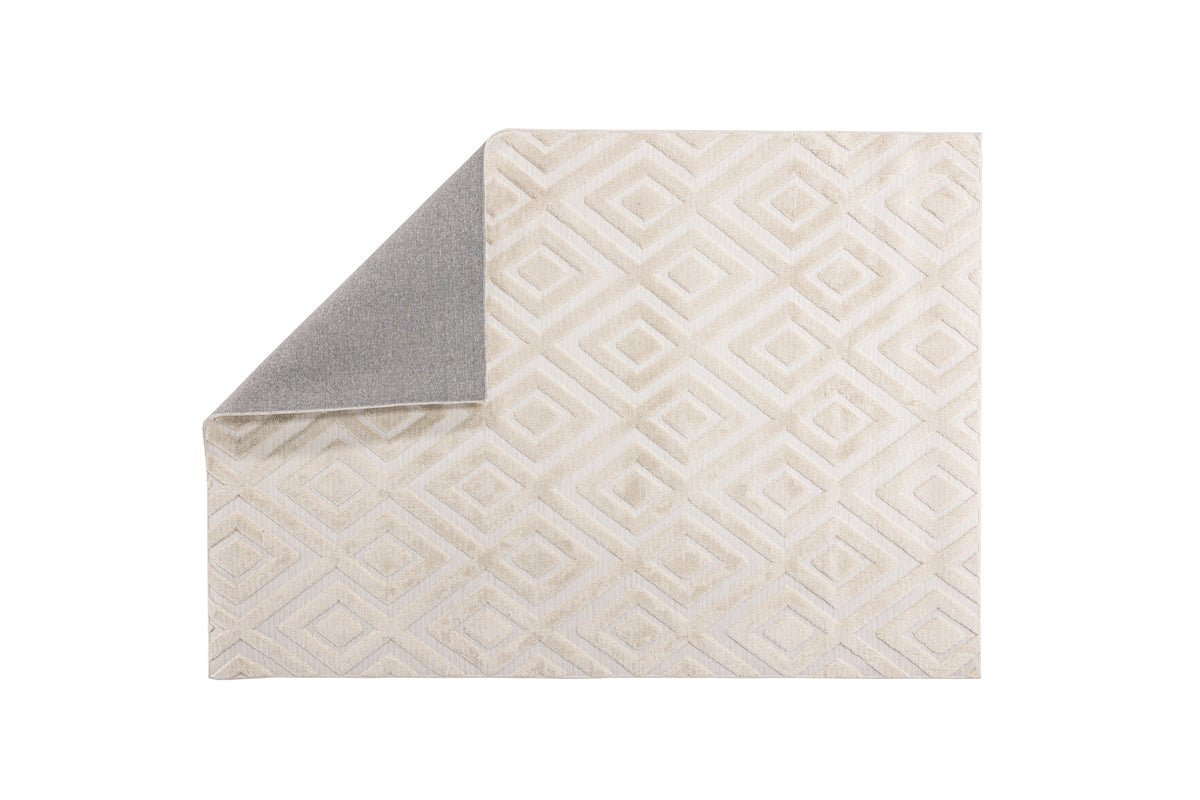 Tapis Verona – en deux couleurs en polyester et mélange de coton