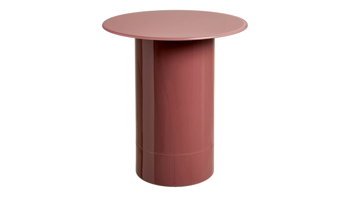 Table d’appoint Rose - en MDF et verre