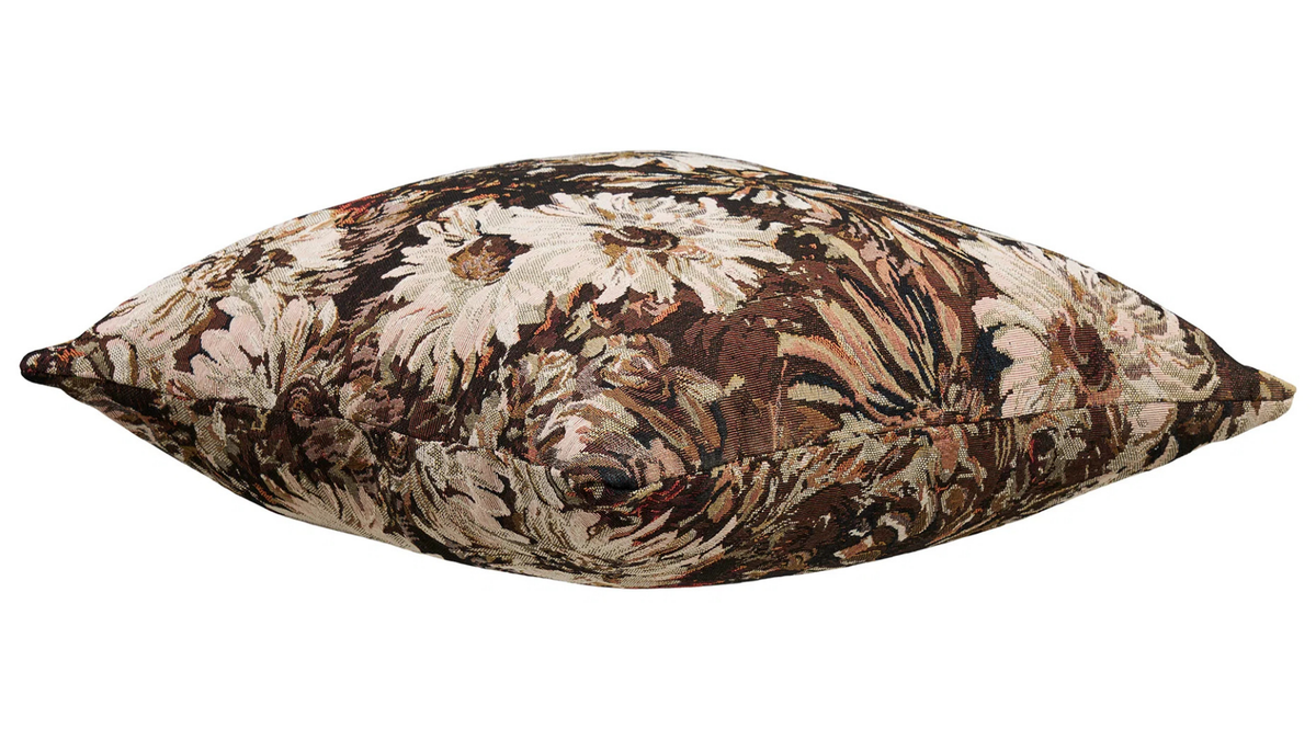 Coussin décoratif Nadja - avec une palette de couleurs chaleureuse