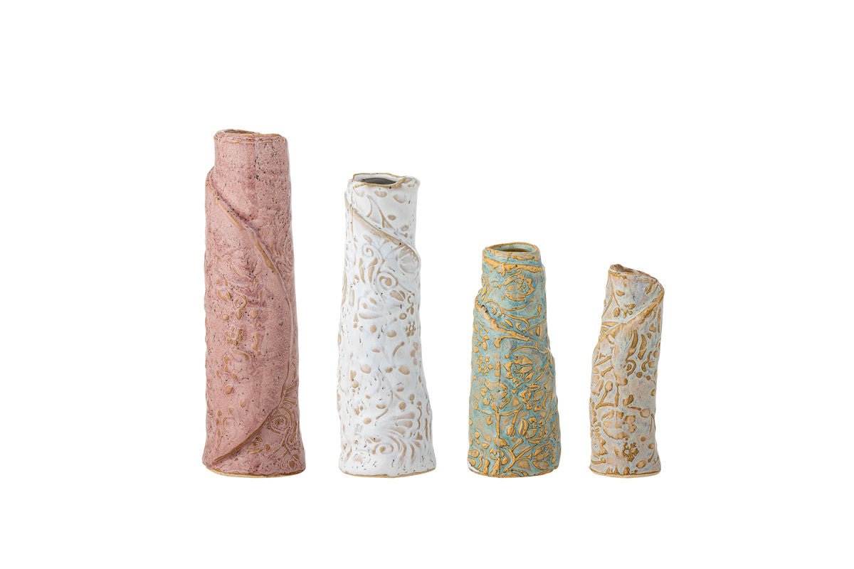 Vase « Tavik » – Grès avec glaçure réactive (lot de 4)