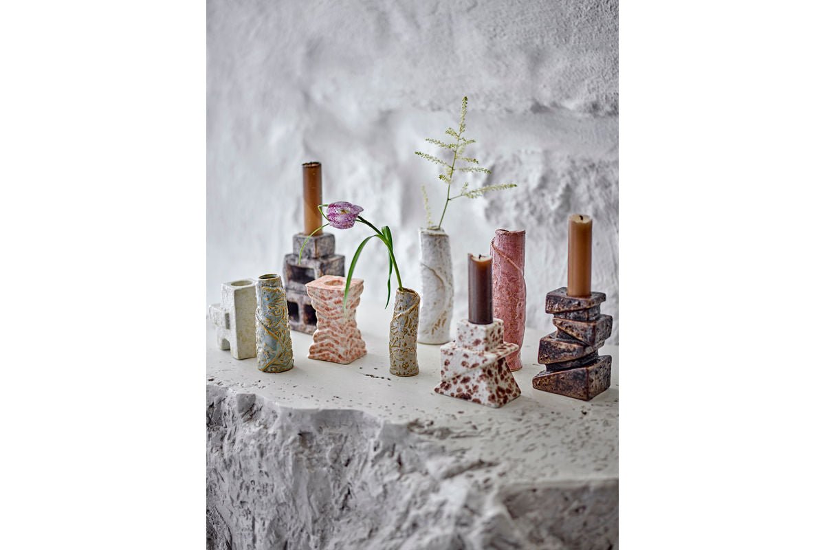 Vase « Tavik » – Grès avec glaçure réactive (lot de 4)