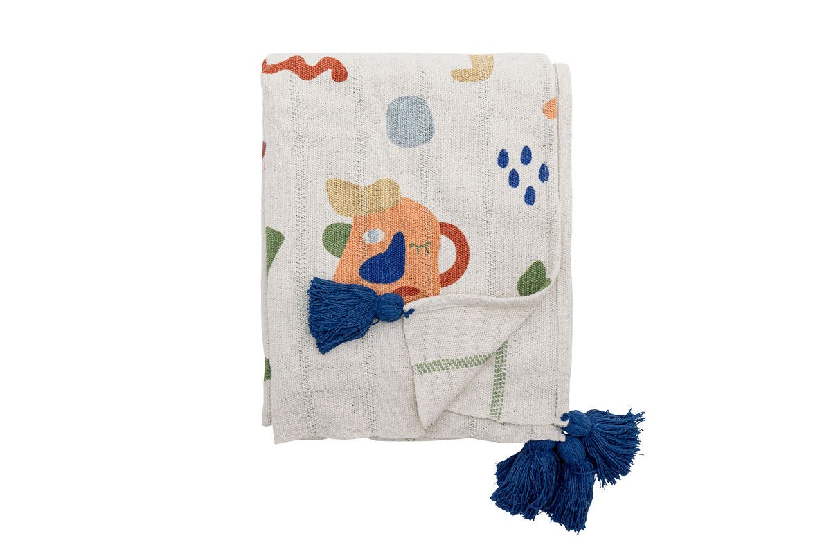 Plaid Billy - Coloré, en coton recyclé