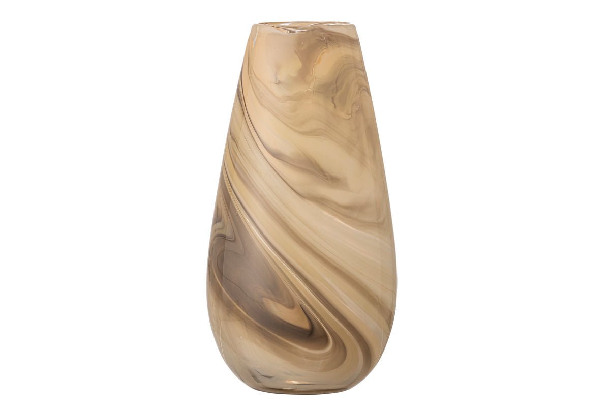Vase « Ruhan » – Verre brun