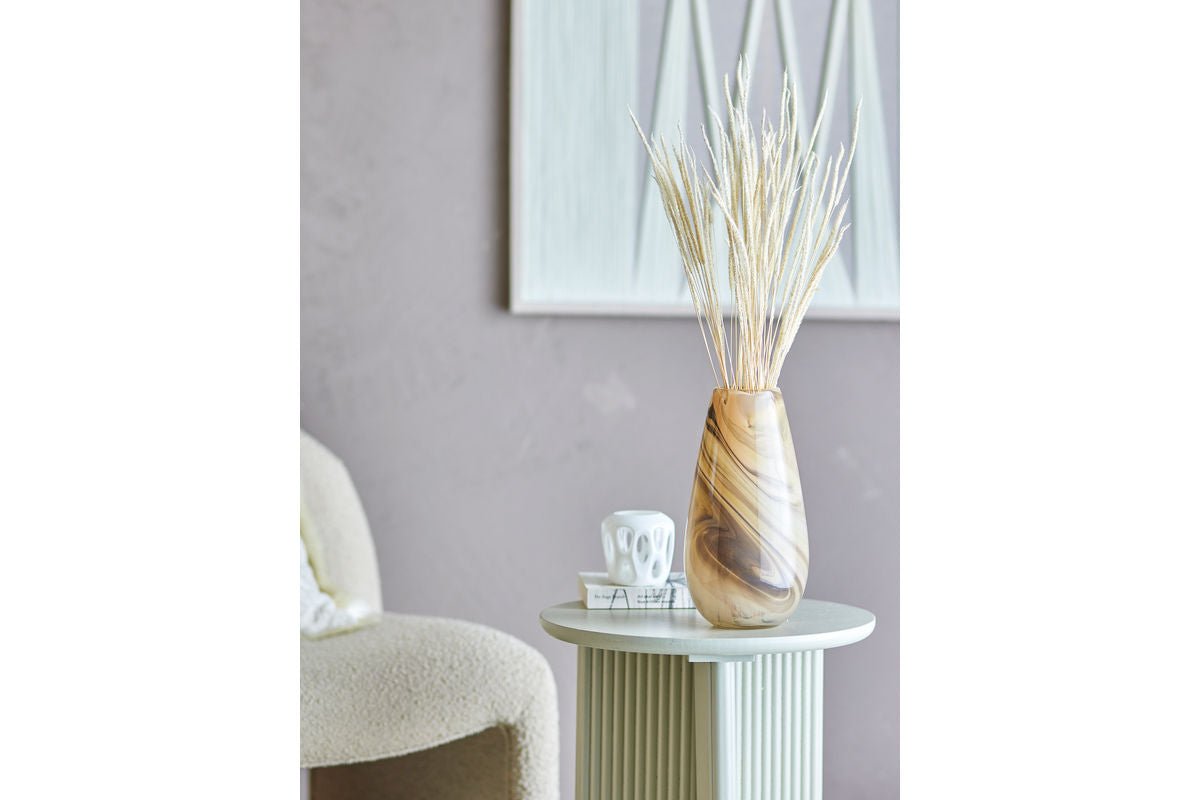 Vase « Ruhan » – Verre brun