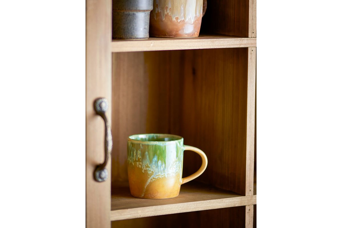 Becher „Elvian“ – Grünes Steingut