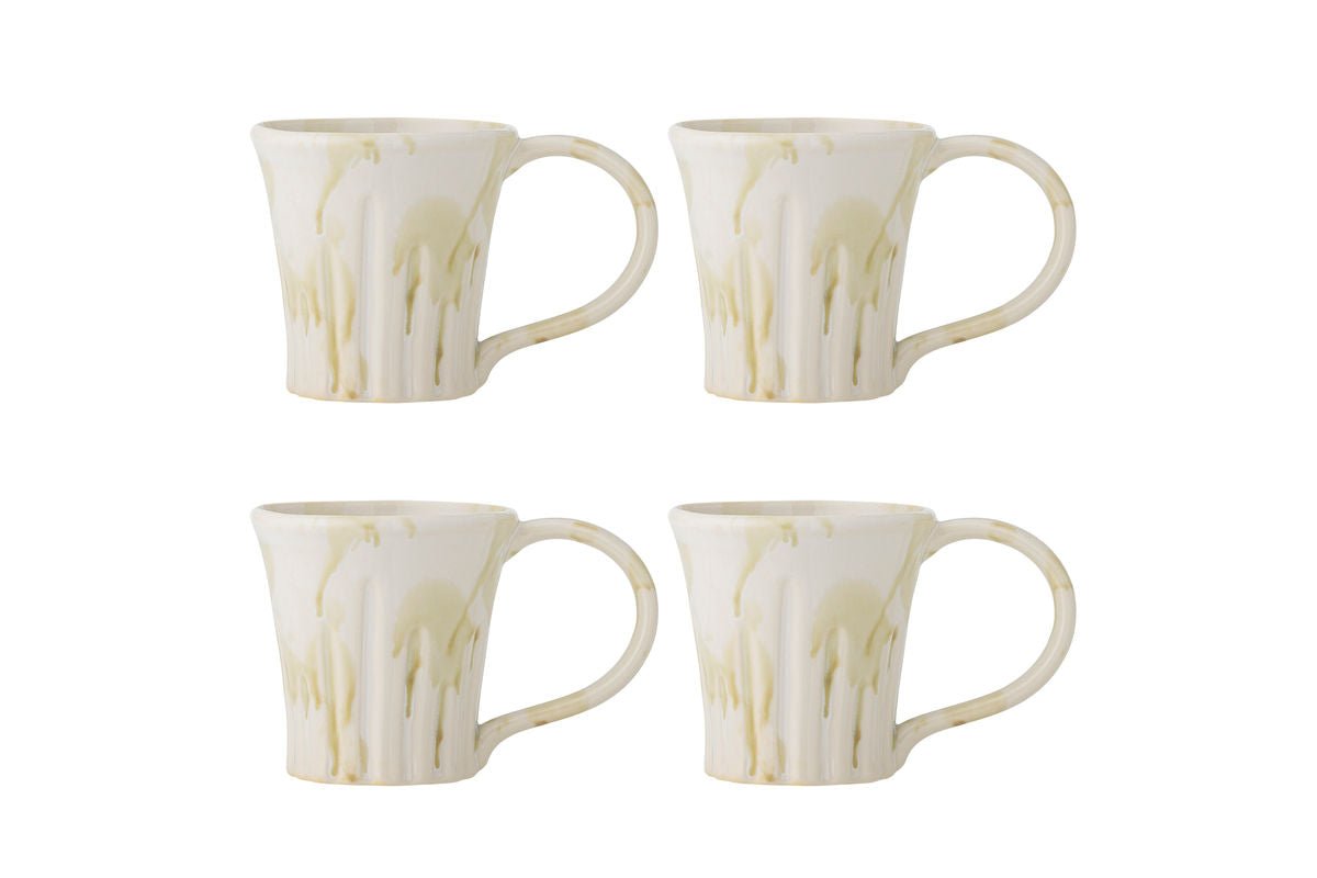 Ensemble de gobelets « Verdo » – Grès vert (4 pièces)