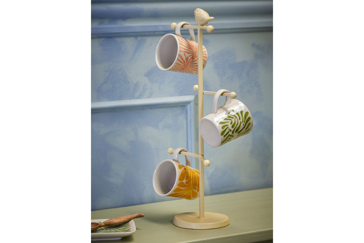 Ensemble de gobelets « Vexo » – Faïence bleue (3 pièces)