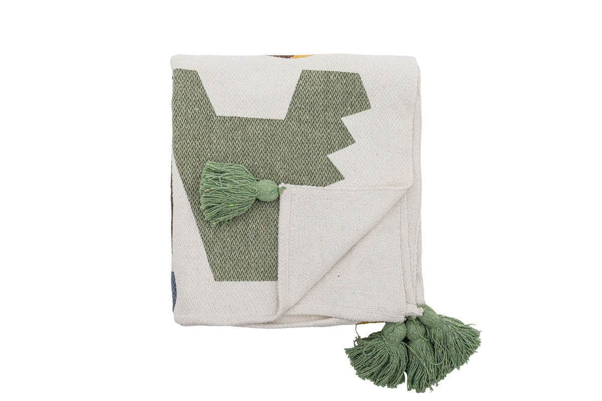 Plaid Momo - Coloré, en coton recyclé