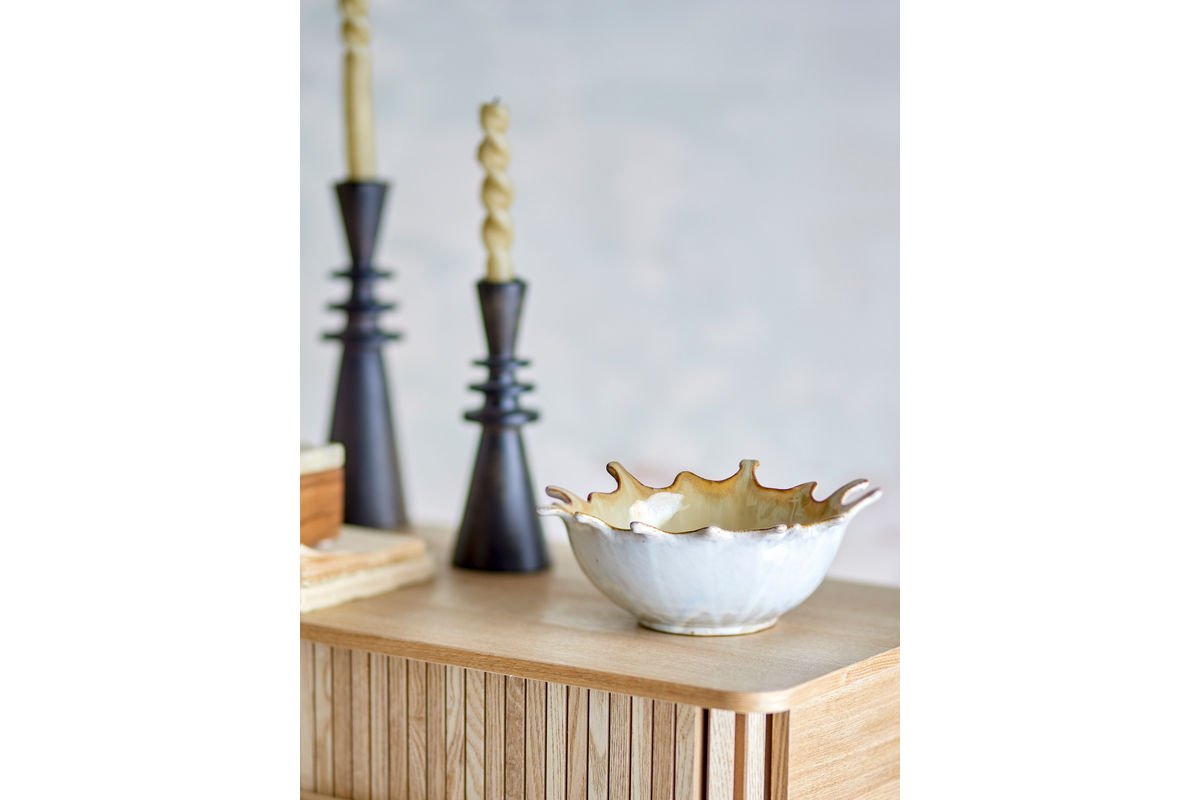 Schale Mata – Steingut mit reaktiver Glasur