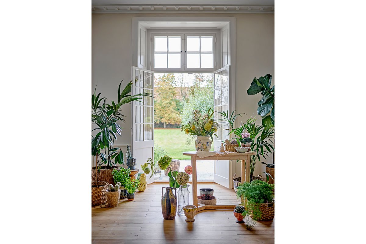 Pot de fleurs « Amalfi » – Grès jaune