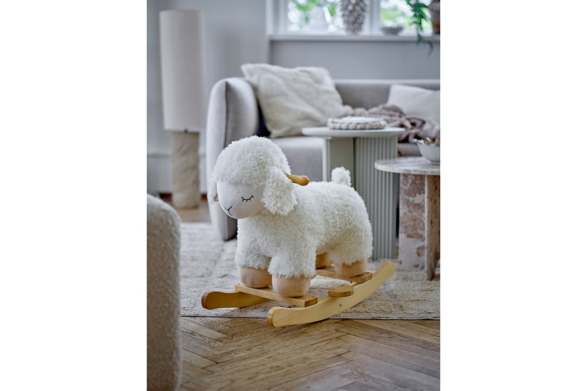 Jouet à bascule Salomé – animal à bascule en bois tout doux pour bébés et enfants