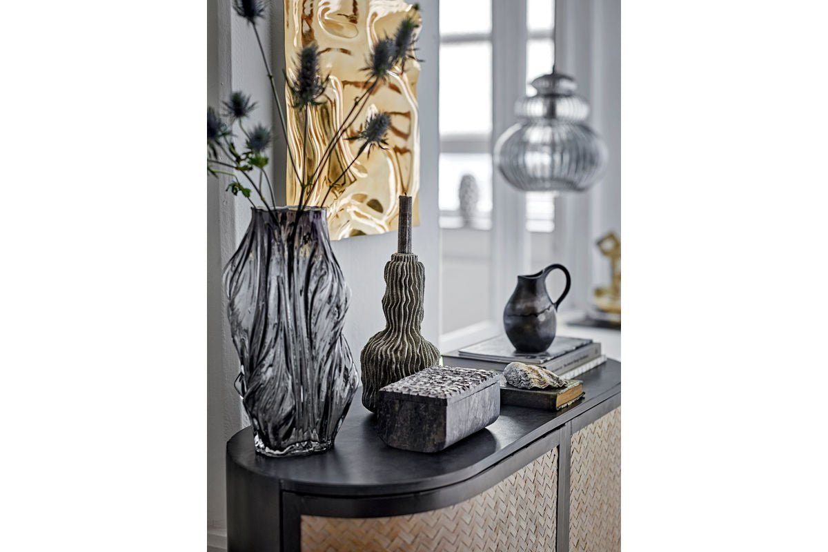 Vase « Elowen » – Verre gris