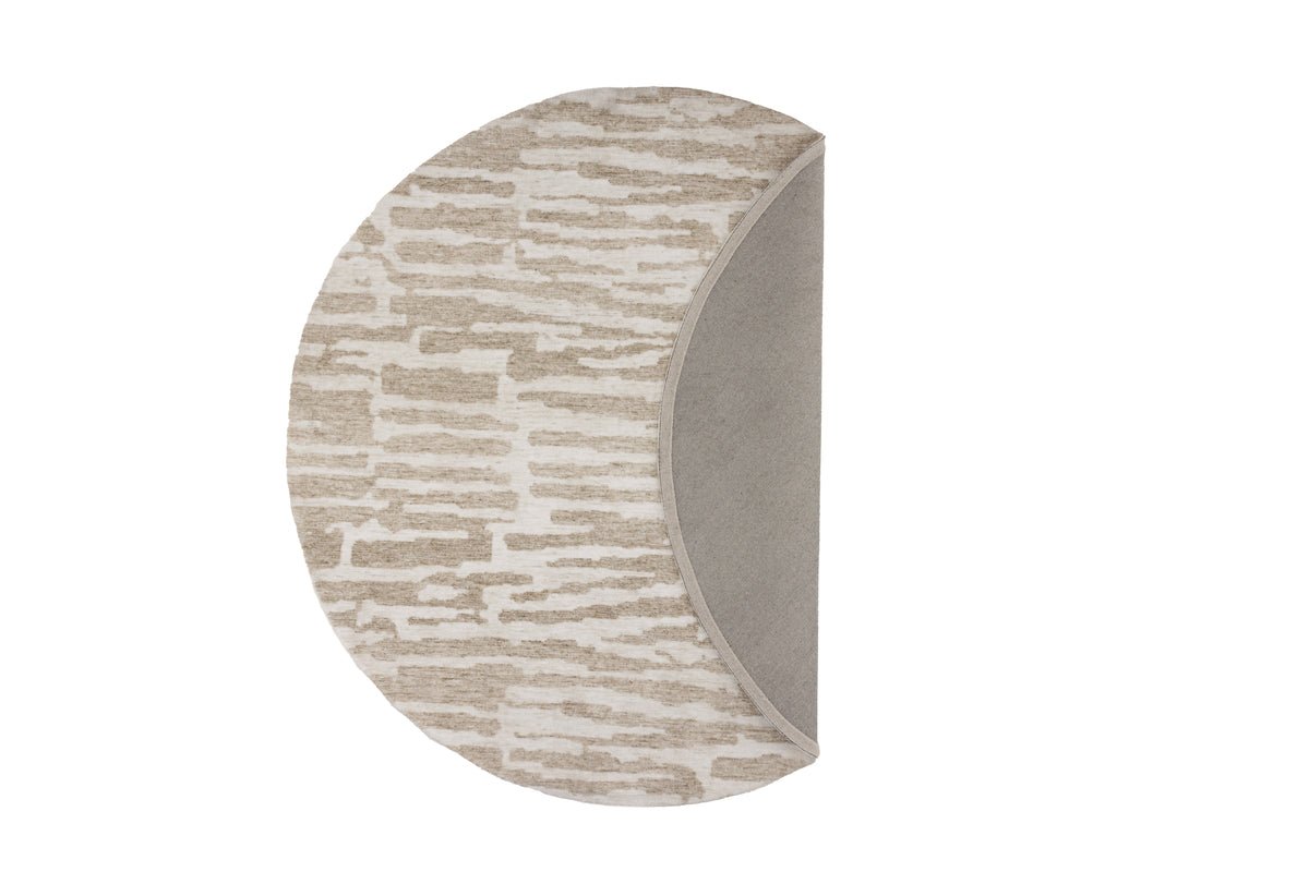 Tapis Vano – forme ronde en Beige