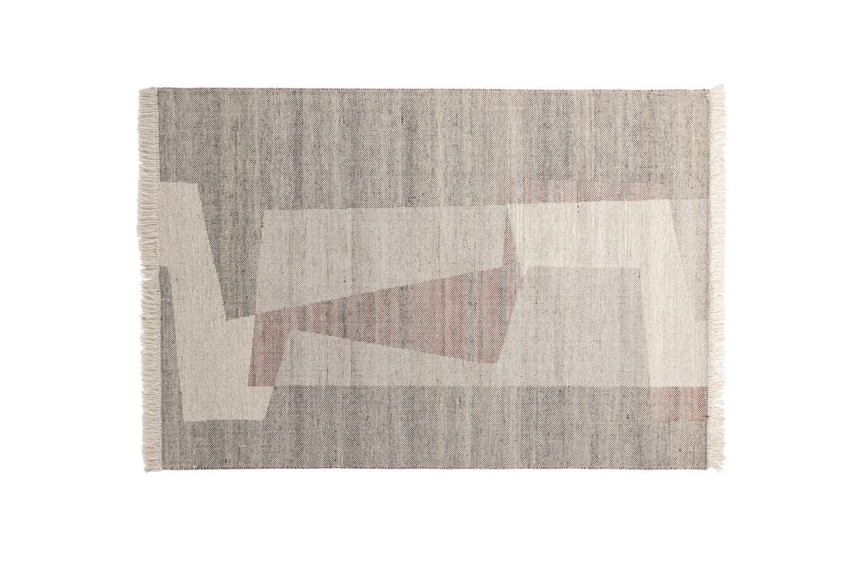 Tapis Nerio – avec franges en laine et polyester