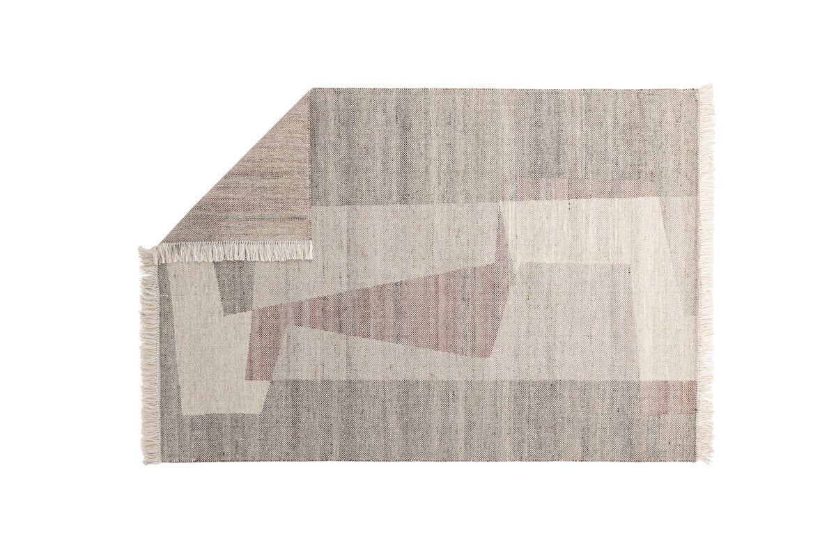 Tapis Nerio – avec franges en laine et polyester