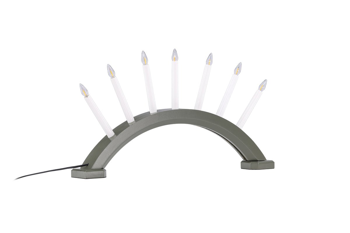 Weihnachtsbeleuchtung Elira - Adventskerzenhalter mit 7 Kerzen