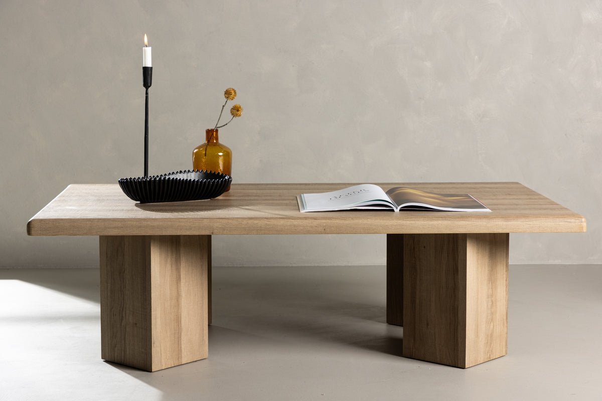 Table basse Woody - en aspect bois naturel