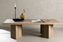 Table basse Woody - en aspect bois naturel