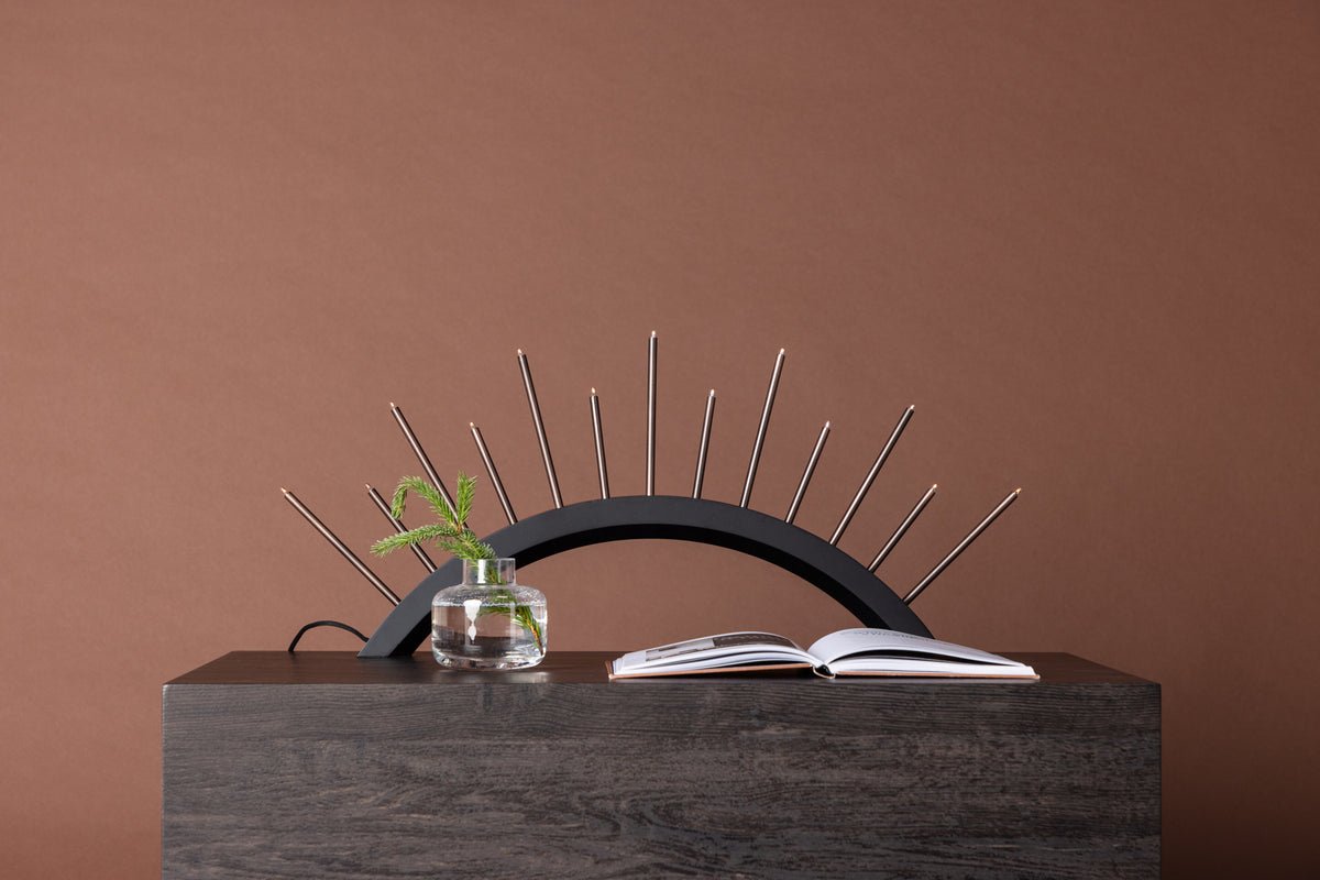 Éclairage de Noël Luma - Arche ronde Beige ou Noir