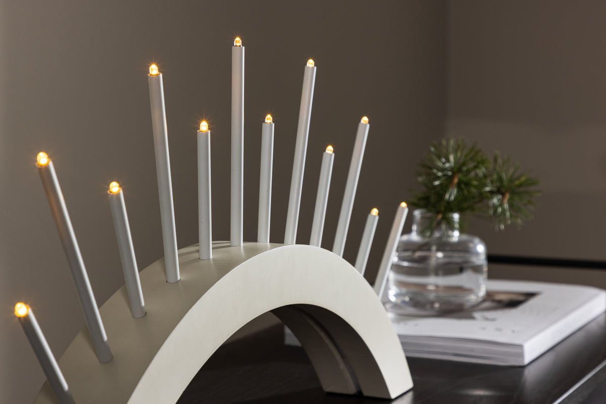 Éclairage de Noël Luma - Arche ronde Beige ou Noir