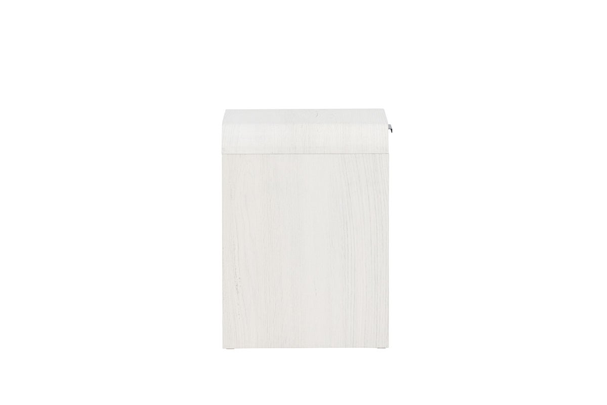 Table d'appoint Mina – en Blanc avec tiroir