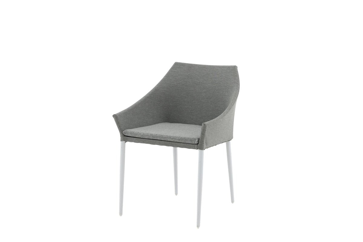 Ensemble de 2 chaises de jardin Sophia en aluminium/polyester